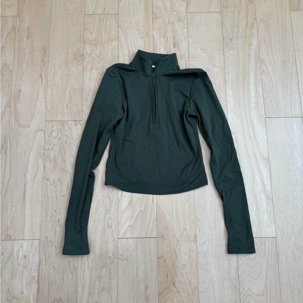 Alo soft sculpt precision 1/4 zip jacket